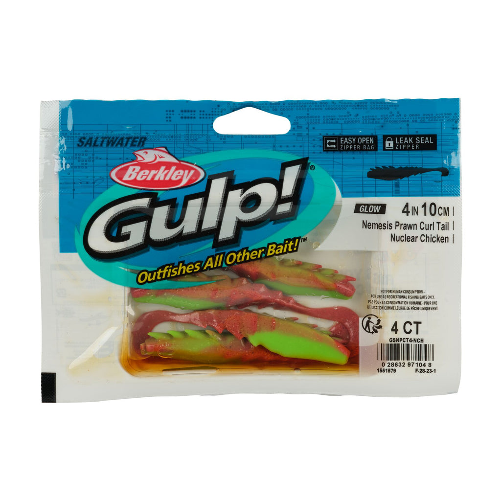 Berkley Gulp!® Saltwater Nemesis Prawn Curl Tail