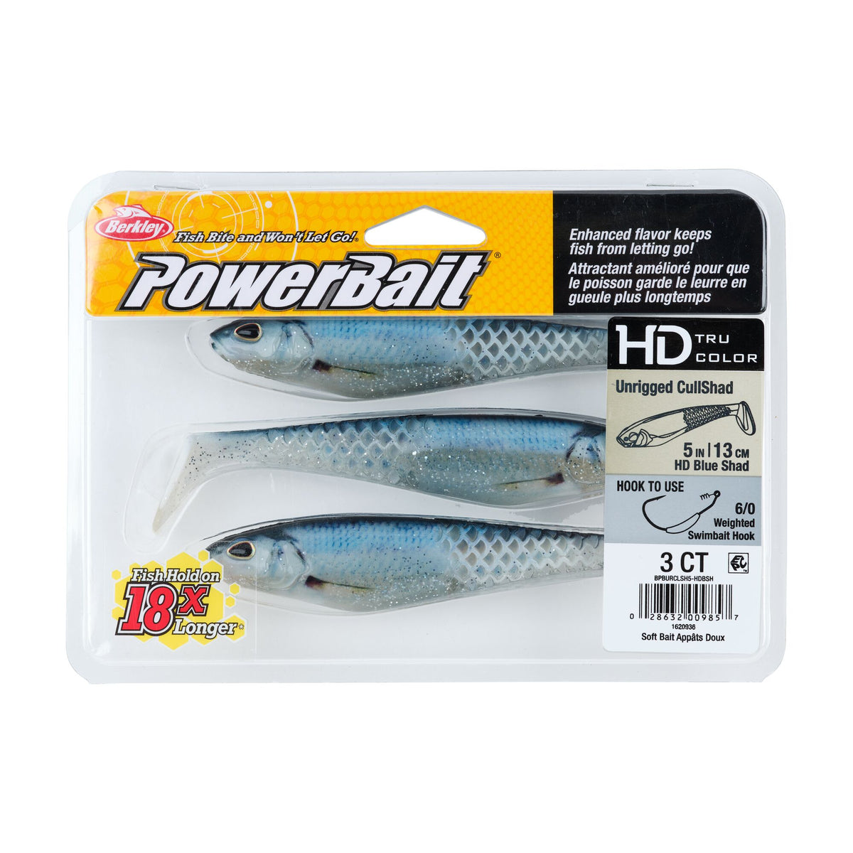 Berkley PowerBait® Unrigged CullShad