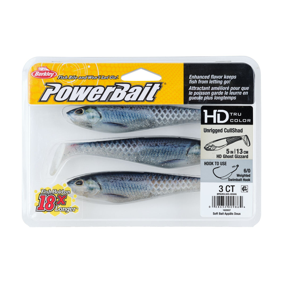 Berkley PowerBait® Unrigged CullShad