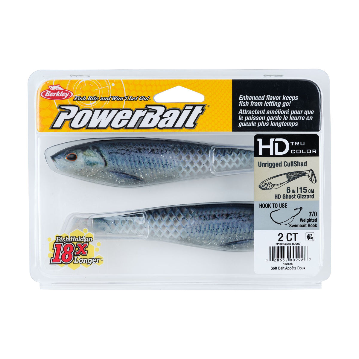 Berkley PowerBait® Unrigged CullShad