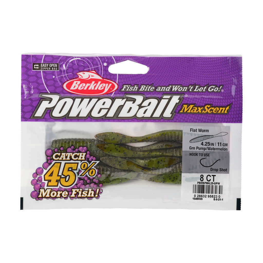 Berkley PowerBait® MaxScent Flat Worm